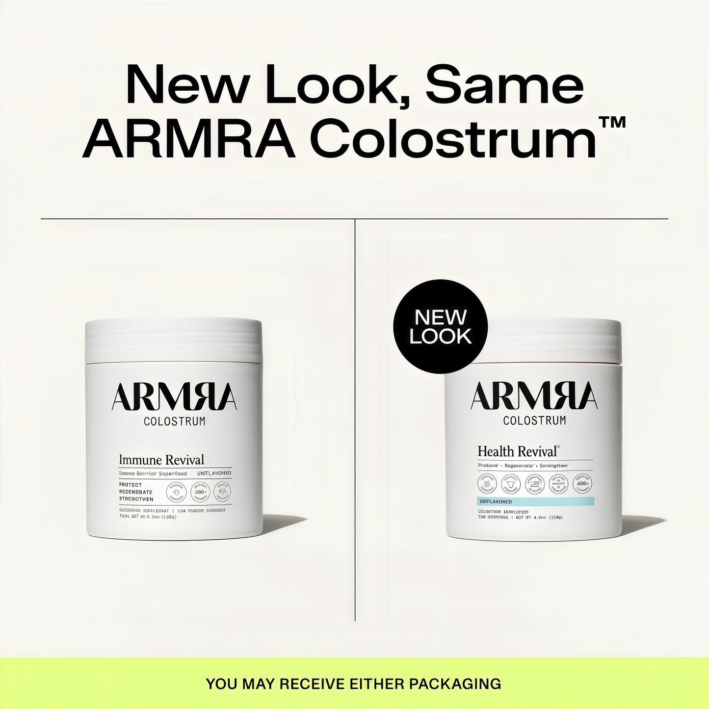 ARMRA Colostrum Unflavored Jar